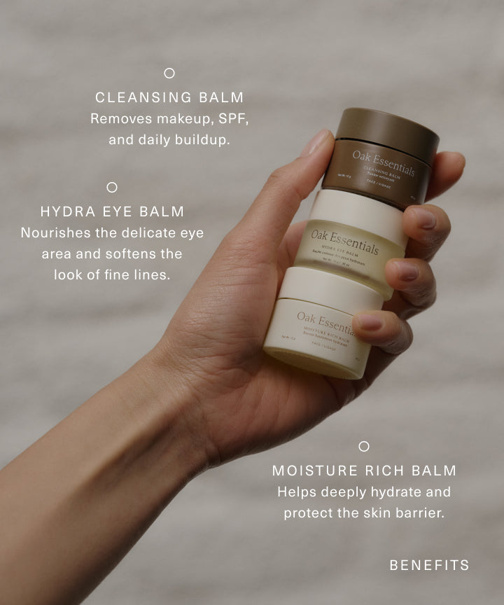 Cleanse & Hydrate Balm Routine